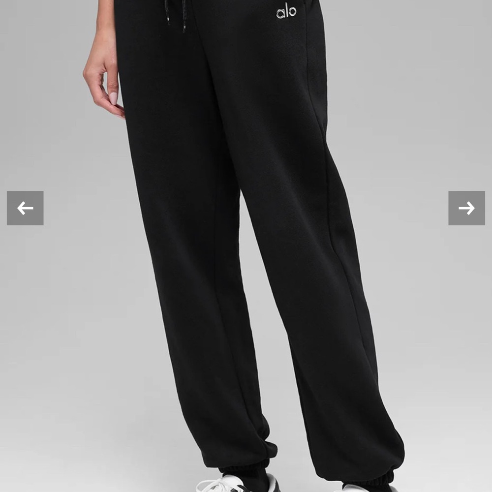 ALO Unisex Black Sweatpants L